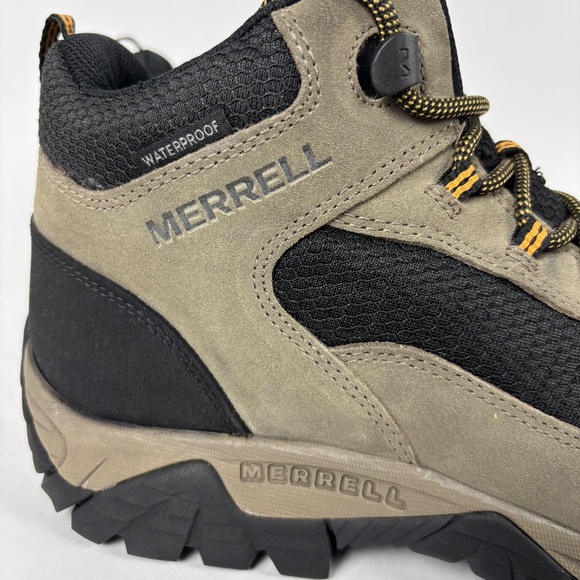 Merrell Work Moab Onset Mid Composite Toe Waterproof Boots Size Men's 7 -/ W8.5 - Picture 3 of 14